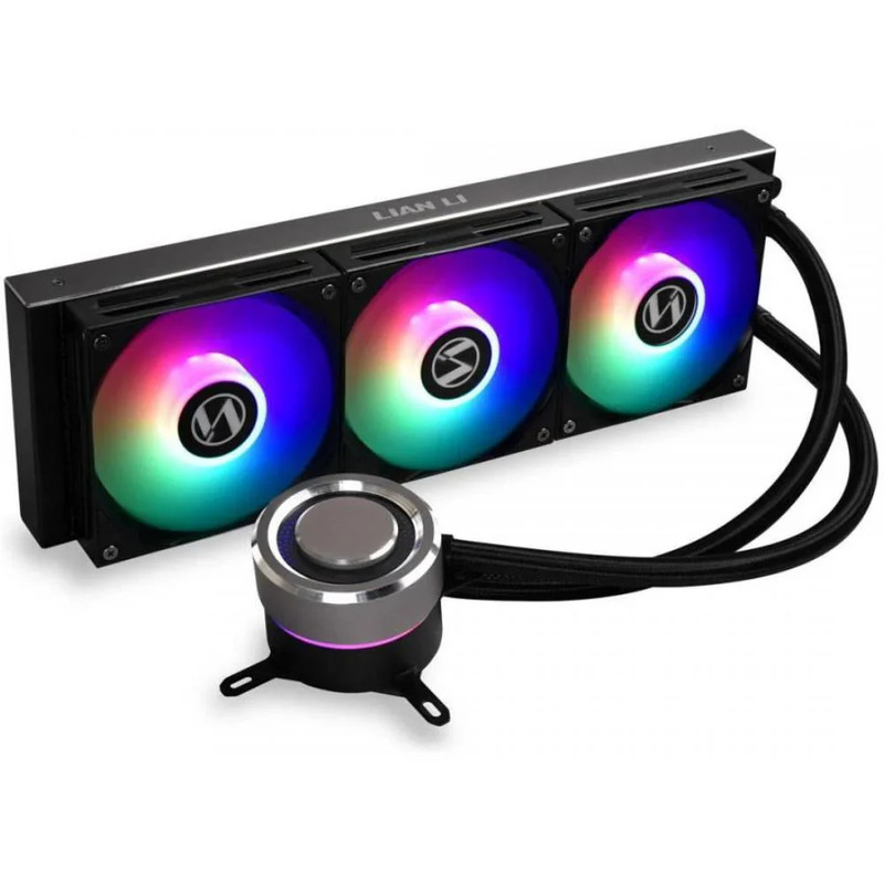 Lian Li Galahad 360mm AIO ARGB Liquid CPU Cooler - Black - مبرد
